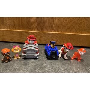 Spin Master Paw Patrol Mixed Figure Lot Of 6
